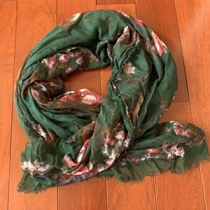 Alexander McQueen floral scarf